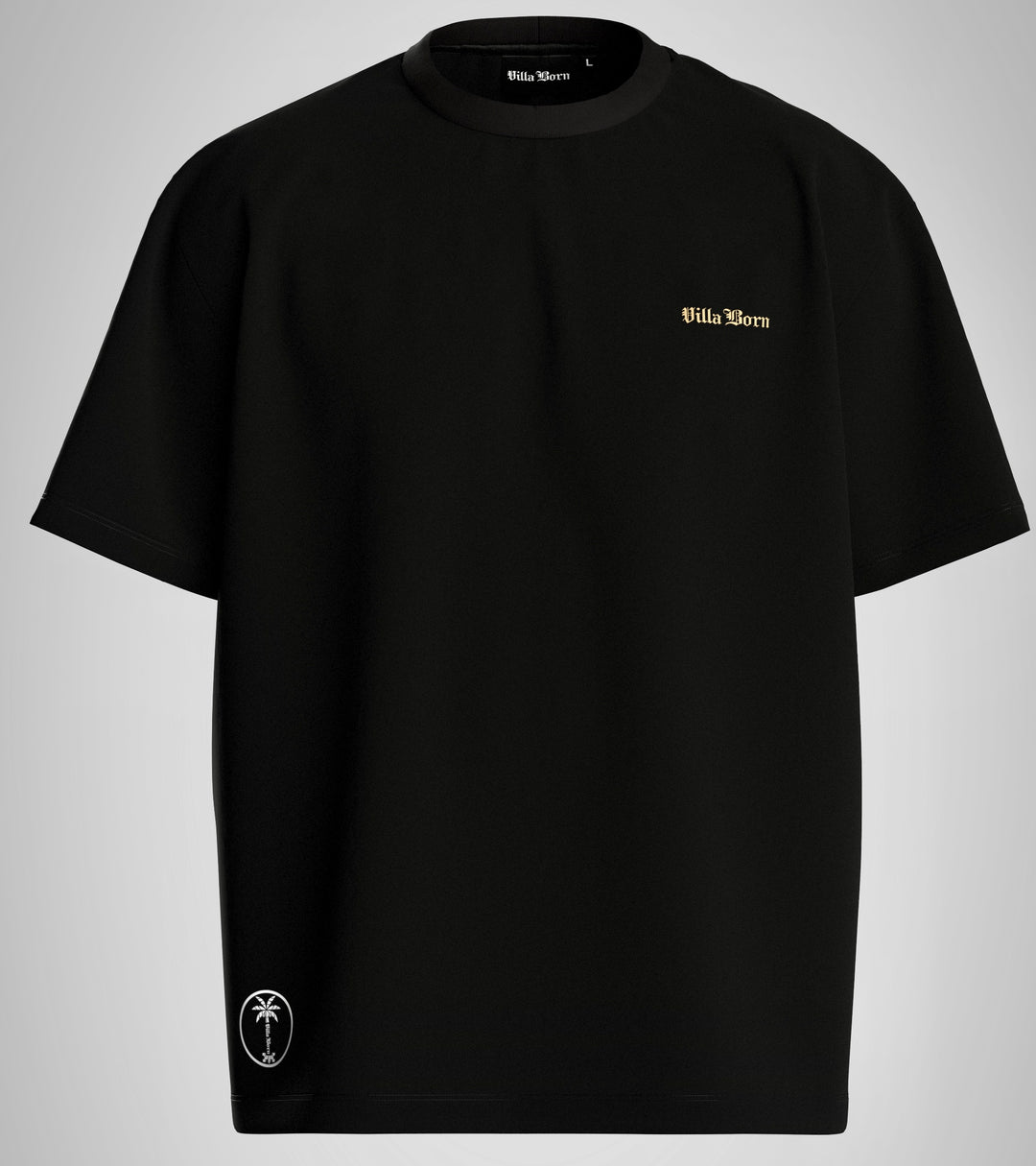 VILLA BORN WINGED KEY TEE  - BLACK/GOLD