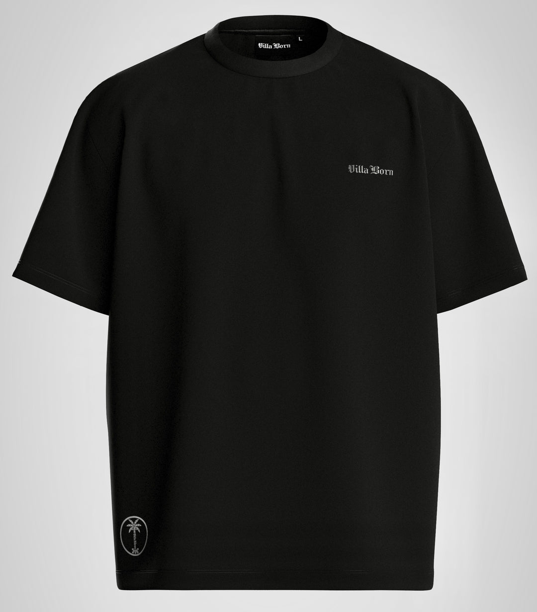 VILLA BORN WINGED KEY TEE  - BLACK/GRAY