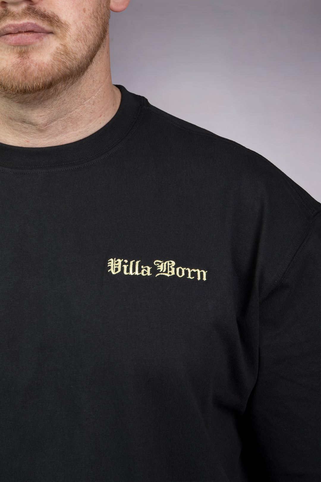 VILLA BORN WINGED KEY TEE  - BLACK/GOLD