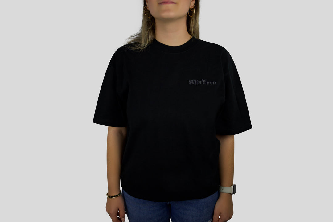 HERITAGE PALM/KEY TEE - BLACK/GRAY